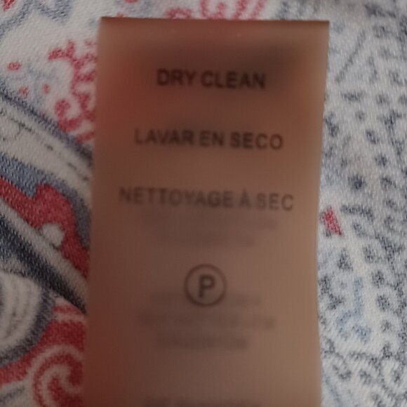 Women's Tommy Hilfiger Paisley Sleeveless Blouse /Tank Size Large - Picture 10 of 10